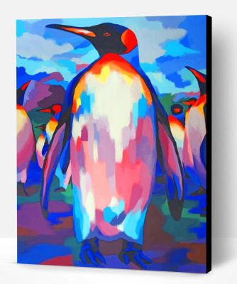 Pop Art Penguin Paint By Numbers