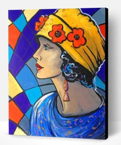 Colorful Woman Paint By Number