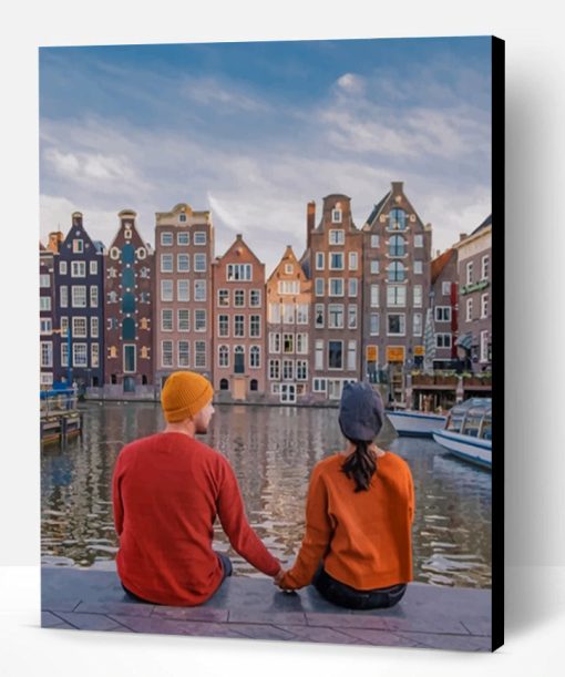 Couple In Amsterdam Paint By Number