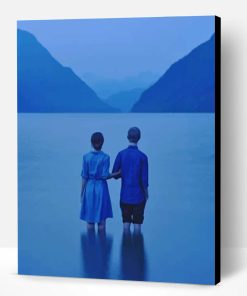 Couple In A Seascape Paint By Number