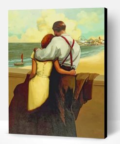 Vintage Couple In Love Paint By Number