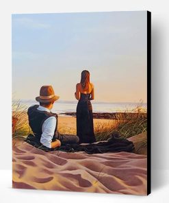 Couple On The Beach Paint By Number