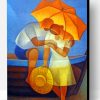 Couple Under An Umbrella Paint By Number