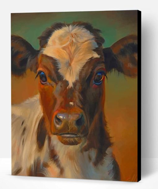 Vintage Cow Paint By Number