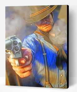 Cowboy Gunslinger Paint By Number