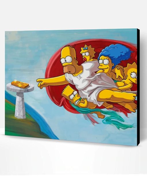 Creation Of The Simpson Paint By Number