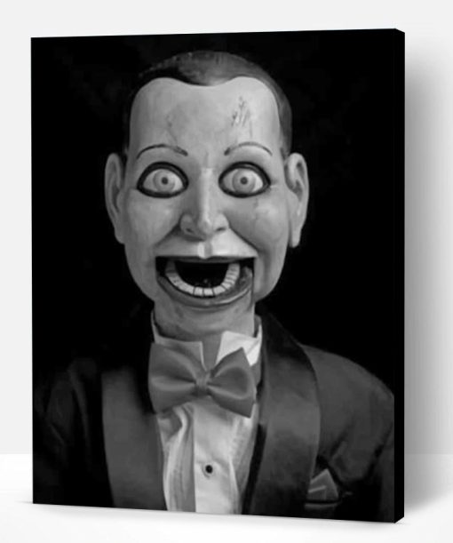 Creepy Ventriloquist Dummy Paint By Number