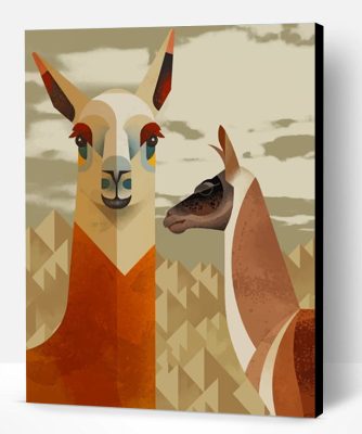 Cute Llamas Paint By Number