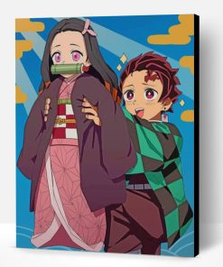 Demon Slayer Japanese Anime Paint By Number