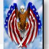 Eagle American Flag Paint By Number