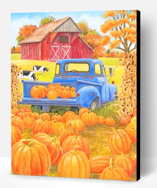 Fall Season Farm Paint By Number