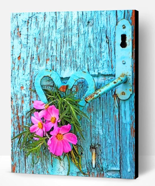 Flowers In Door Paint By Number