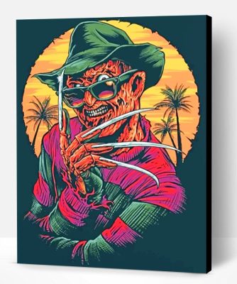 Freddy Krueger Paint By Number