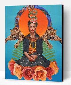 Frida Kahlo Collage Paint By Number