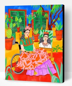 Frida Drawing Illustration Paint By Number