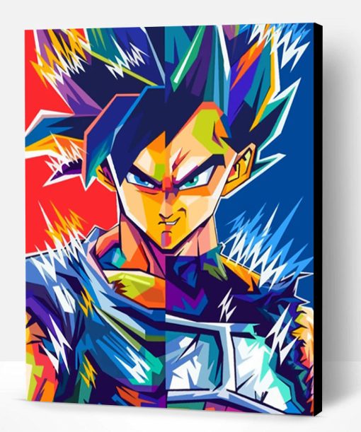 Powerful Goku Pop Art Paint By Number