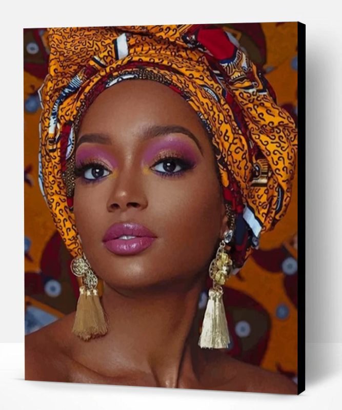 Gorgeous African Woman Paint By Number