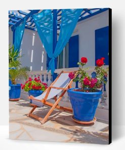 Greek Style Patio Paint By Number