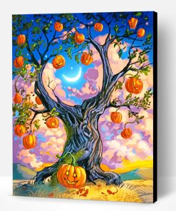 Halloween Tree Paint By Number