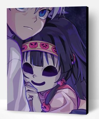 Killua Zoldyck And Neferpitou Anime Paint By Number