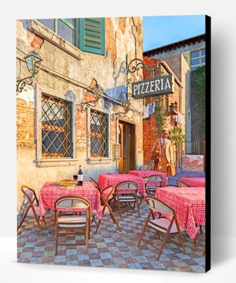 Italian Villa Restaurant Paint By Number