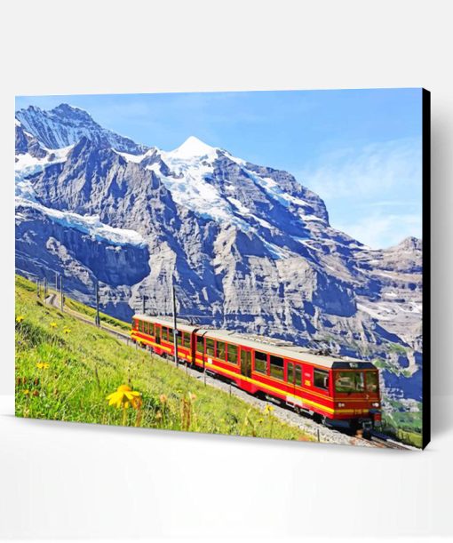 Kleine Scheidegg Mountains Paint By Number