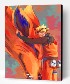 Kurama And Naruto Paint By Number