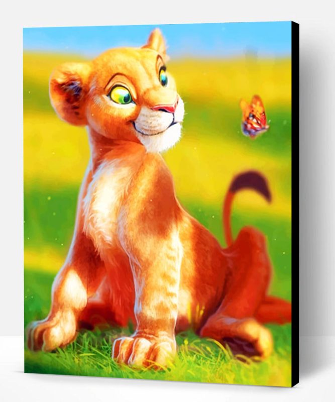 Lion King Cub Paint By Number