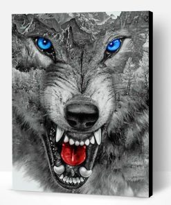 Mad Wolf Paint By Number