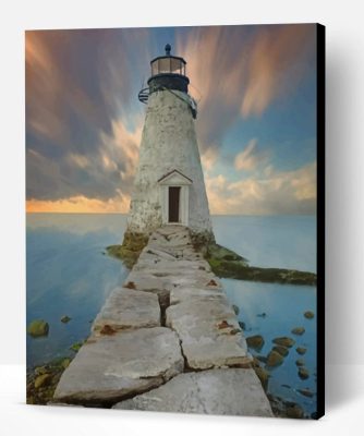 Massachusetts Lighthouse Paint By Number