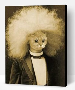 Meow Einstein Paint By Number