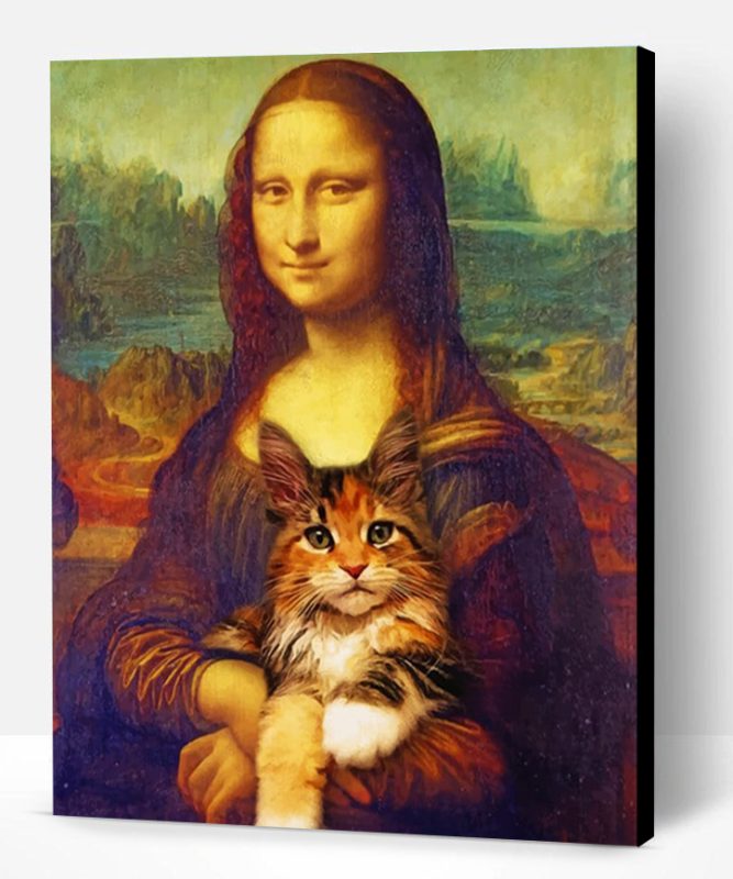 Mona Lisa And Her Cat Paint By Number