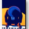 Musician Playing Piano Paint By Number