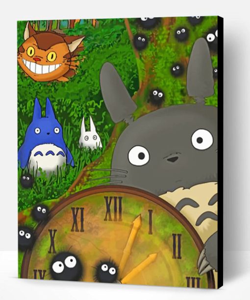 My Neighbor Totoro Studio Ghibli Paint By Number