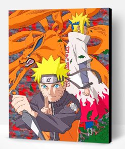 Naruto And Minato Paint By Number