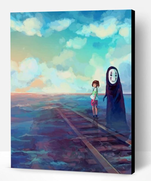 No Face And Chihiro Paint By Number