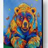 Old Colorful Bear Paint By Number