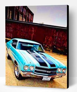 Old Muscle Car Paint By Number