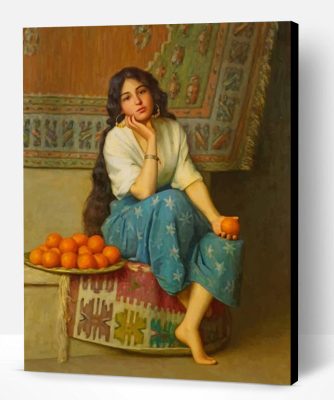 Orange Seller Paint By Number