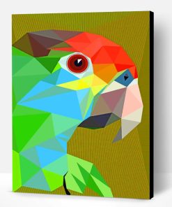 Pop Art Parrot Paint By Number