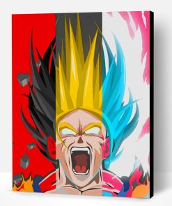 Powerful Goku Paint By Number
