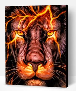 Powerful Lion Paint By Number