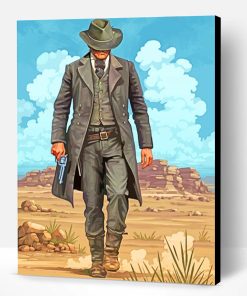 Red dead Redemption Two Gunslinger Paint By Number