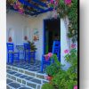 Santorini Style Garden Paint By Number