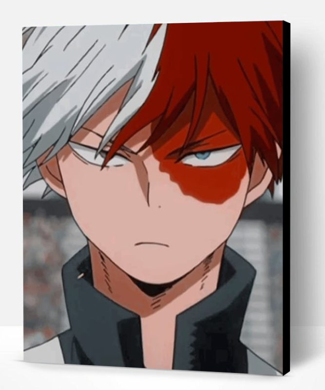 Shoto Todoroki Anime Paint By Number