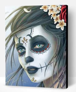 Skull Candy Girl Paint By Number