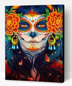 Skull Woman Paint By Number