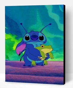 Stitch And Sad Frog Paint By Number