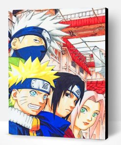 Team Minato And Team Kakashi Paint By Number