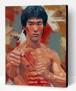 The Legend Bruce Lee Paint By Number